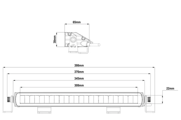 LED bar | driving beam 3552 lumen | 60 watt | 9-36v | LD1-6035 - Image 8