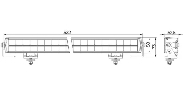 LED bar | Geminus 2 | extreme bar | 16200 lumen | 9-36v | LC1-180162 – Bild 8