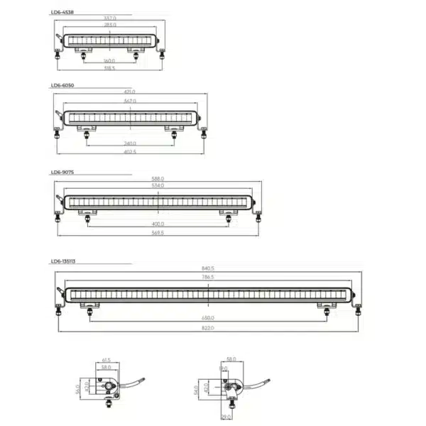 LED bar Nemesis 370 duo-color dagrijverl. 10-32v / 36,7cm / 5040lm | LD6-6050 – Bild 6